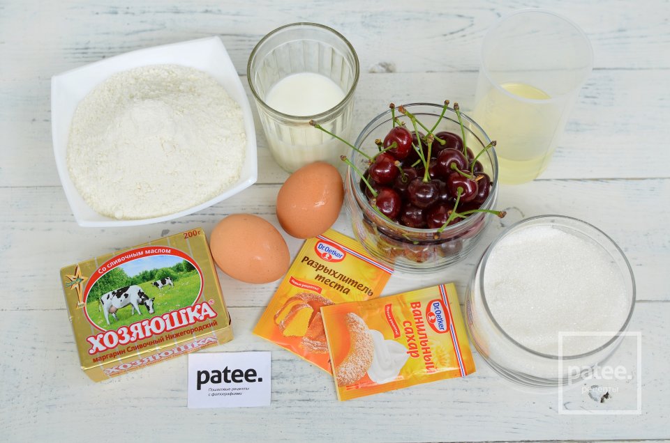 Вкусный пирог с вишней - Шаг 1
