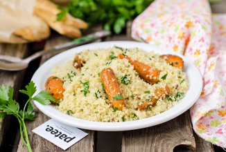 Кускус с молодой морковью