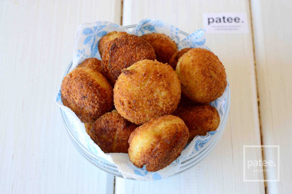 Картофельные шарики с креветками - Шаг 11