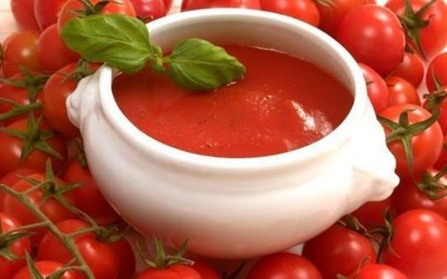 Летний томатный суп