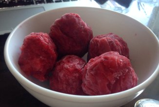 Клубничный сорбет