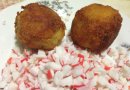 Крокеты картофельные с начинкой из крабового мяса