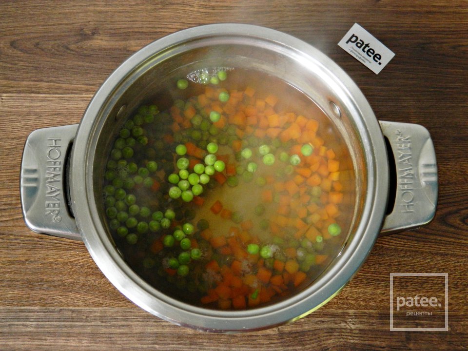 Овощной суп с пастой - Шаг 6