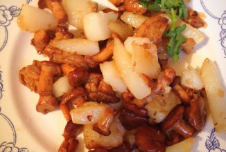 Картошка с лисичками