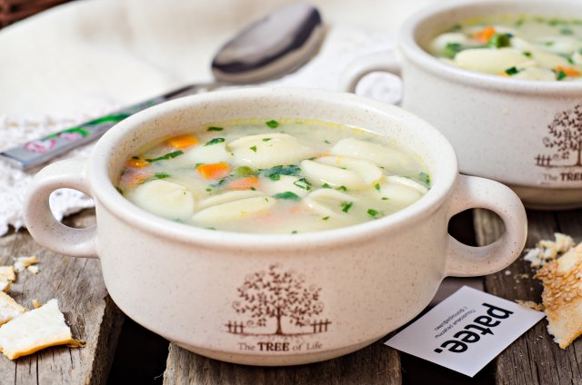 Овощной суп с пастой