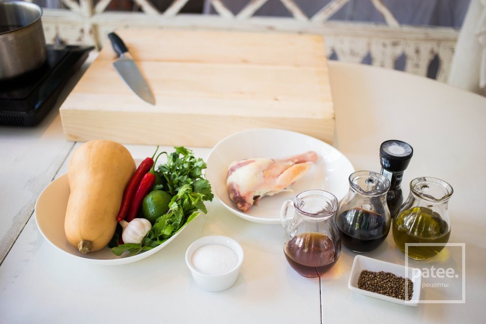 Салат из утки с тыквой - Шаг 1