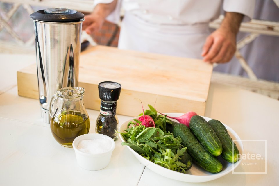 Огуречный гаспачо - Шаг 1