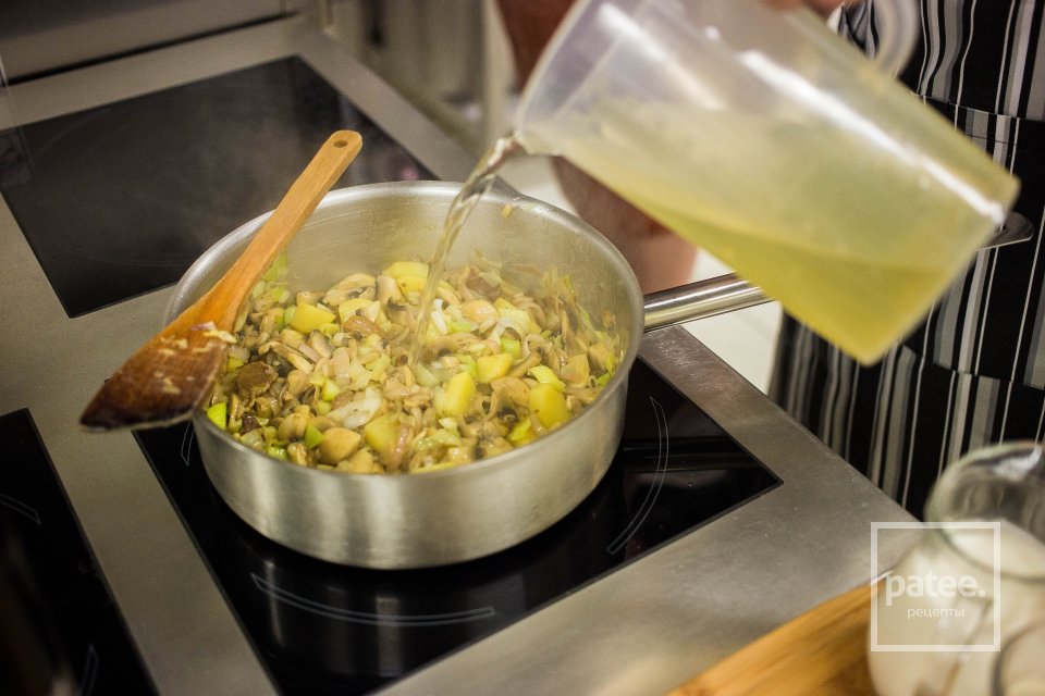 Крем-суп из шампиньонов - Шаг 13