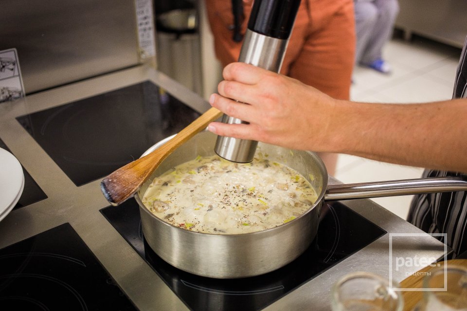 Крем-суп из шампиньонов - Шаг 15