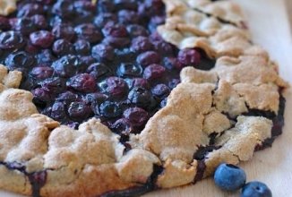 Летняя галета с черникой (голубикой)