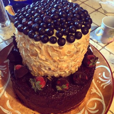 Рецепт Шоколадно-ванильный торт