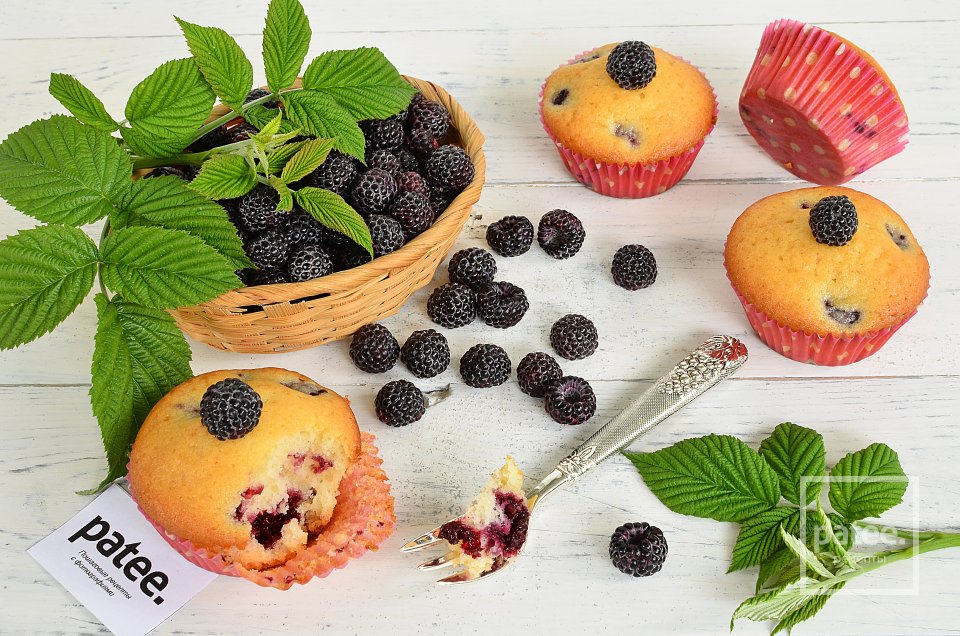 Маффины с черной малиной - Шаг 12