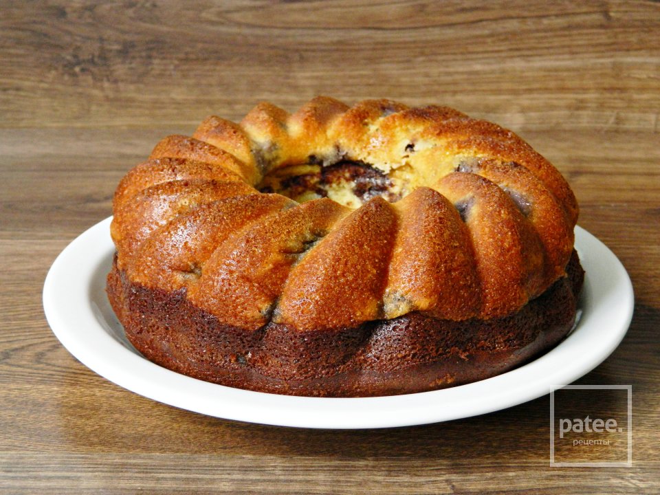 Кекс с черникой и маскарпоне - Шаг 15