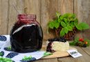 Жареное варенье из черной малины