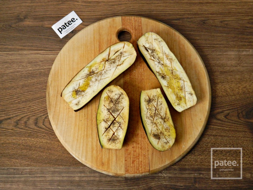 Закуска из печеных баклажанов - Шаг 3