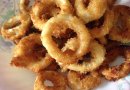 Кольца кальмара в сухарях