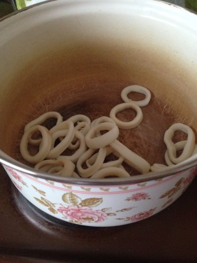 Кольца кальмара в сухарях - Шаг 2