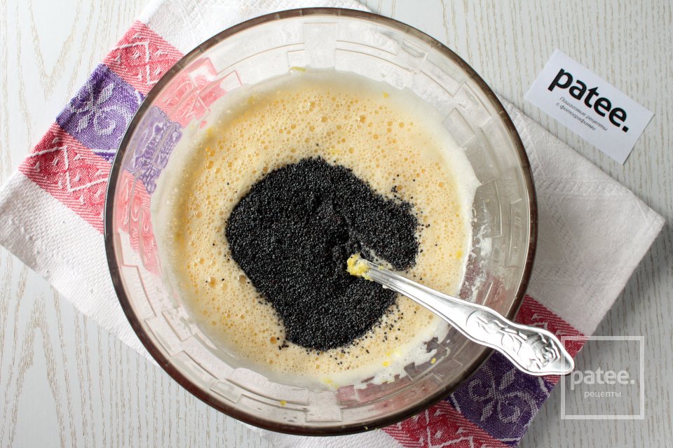 Лимонные вафли с маком - Шаг 6