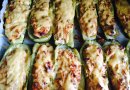 Лодочки из кабачков
