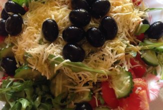 Салат с рукколой.