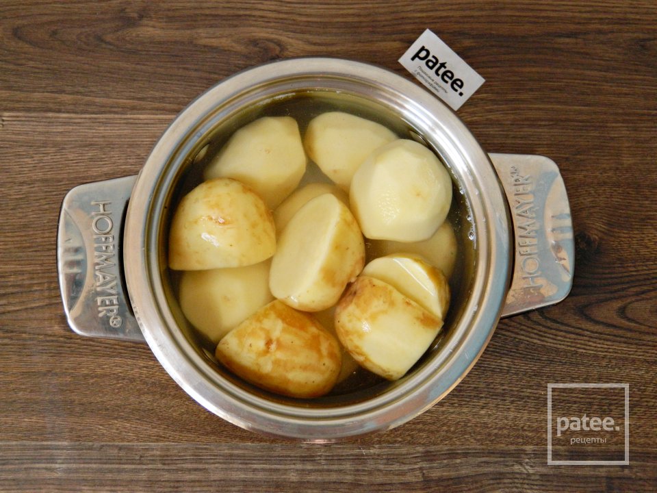 Пирожки с картошкой и печенью - Шаг 3