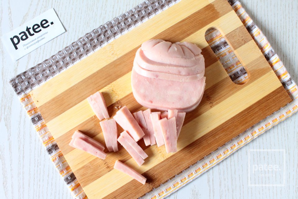 Паста с ветчиной и грибами - Шаг 3