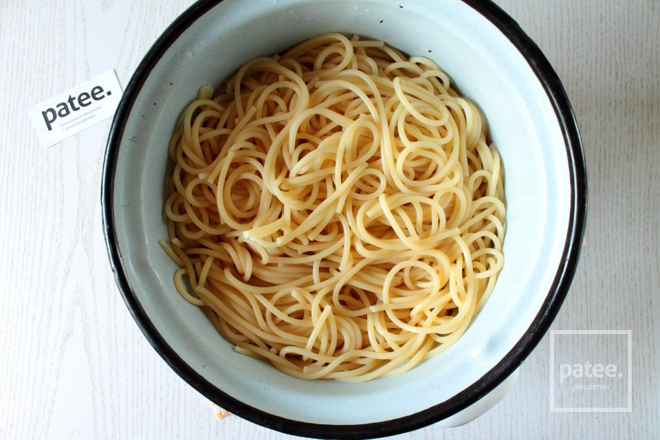 Паста с ветчиной и грибами - Шаг 10