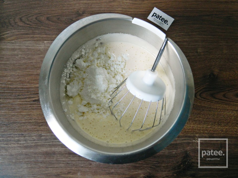 Творожный кекс-пирог с малиной - Шаг 4