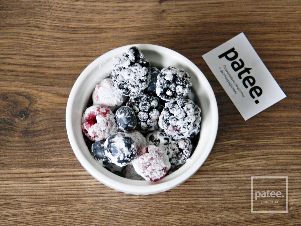 Творожный тарт с лесными ягодами - Шаг 9