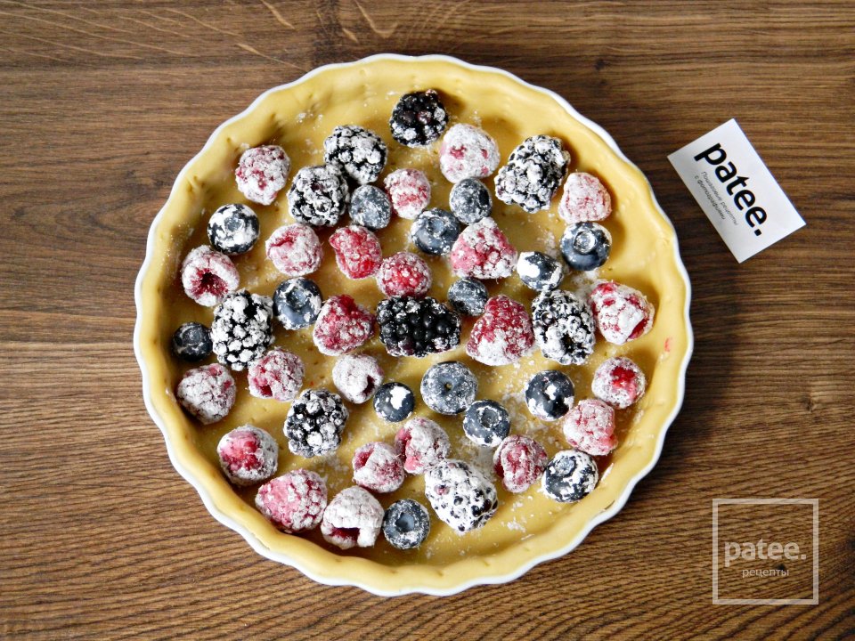 Творожный тарт с лесными ягодами - Шаг 10
