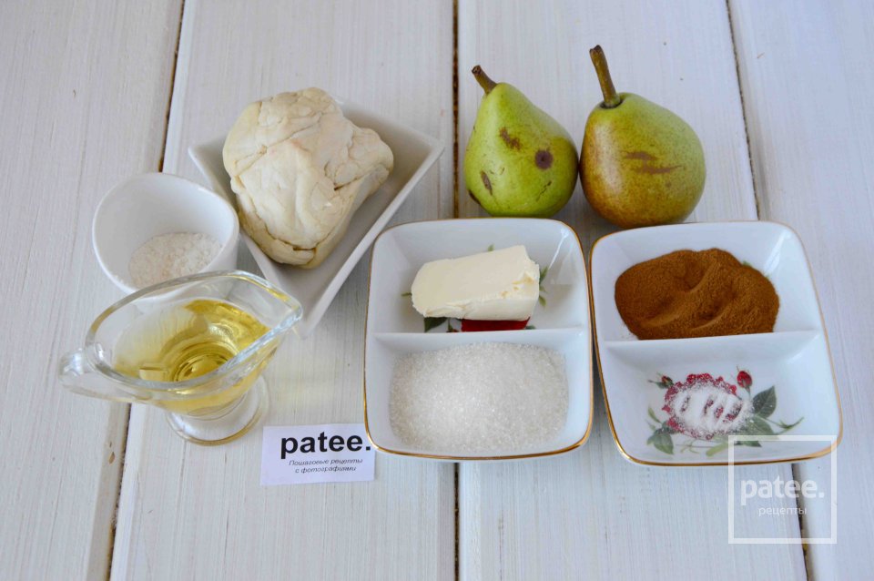 Пирог с карамелизированной грушей - Шаг 1