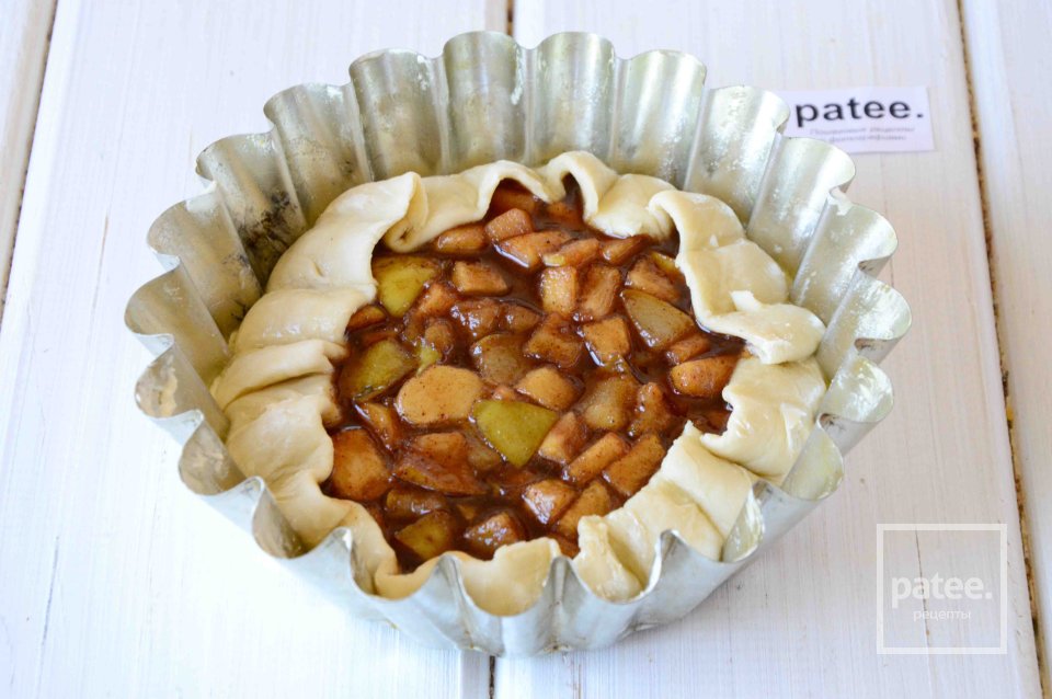 Пирог с карамелизированной грушей - Шаг 9