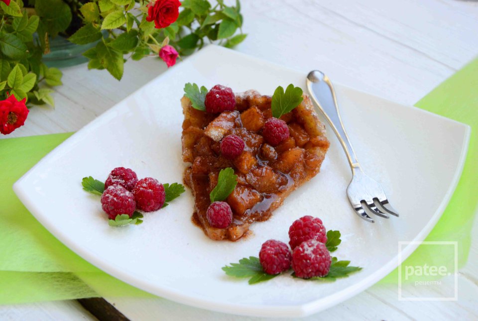 Пирог с карамелизированной грушей - Шаг 11