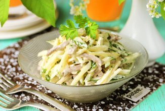 Салат с языком Генеральский