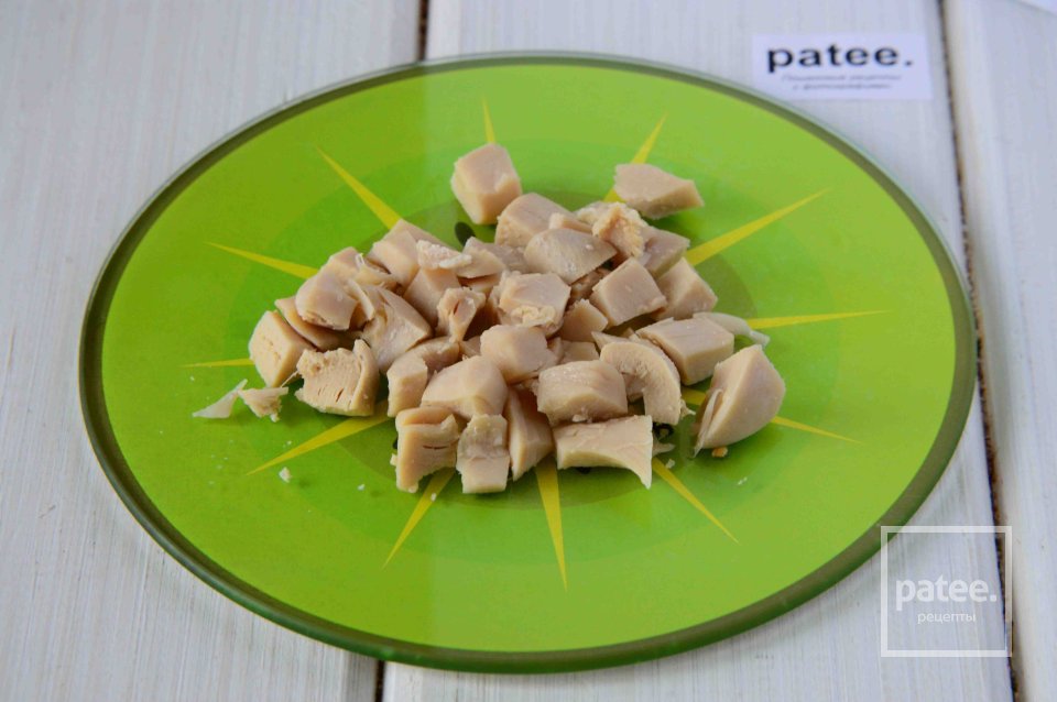 Салат с картофелем и консервированным кальмаром - Шаг 5