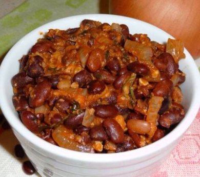 Рецепт Фасоль с орехами (лобио)