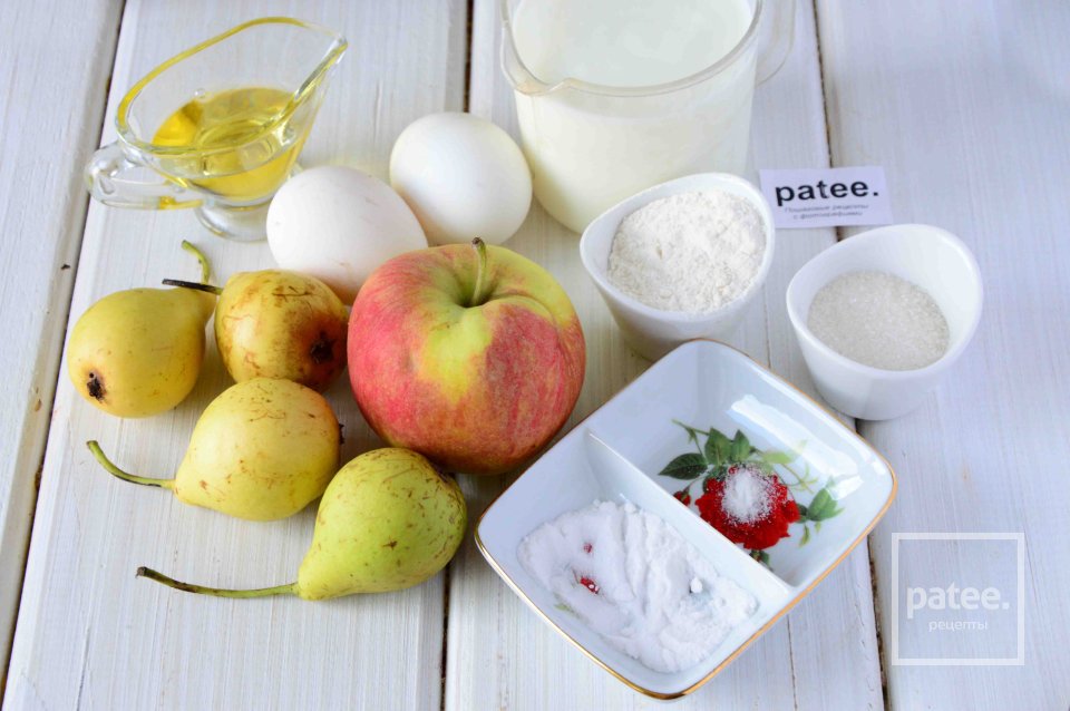 Грушево-яблочный пирог - Шаг 1