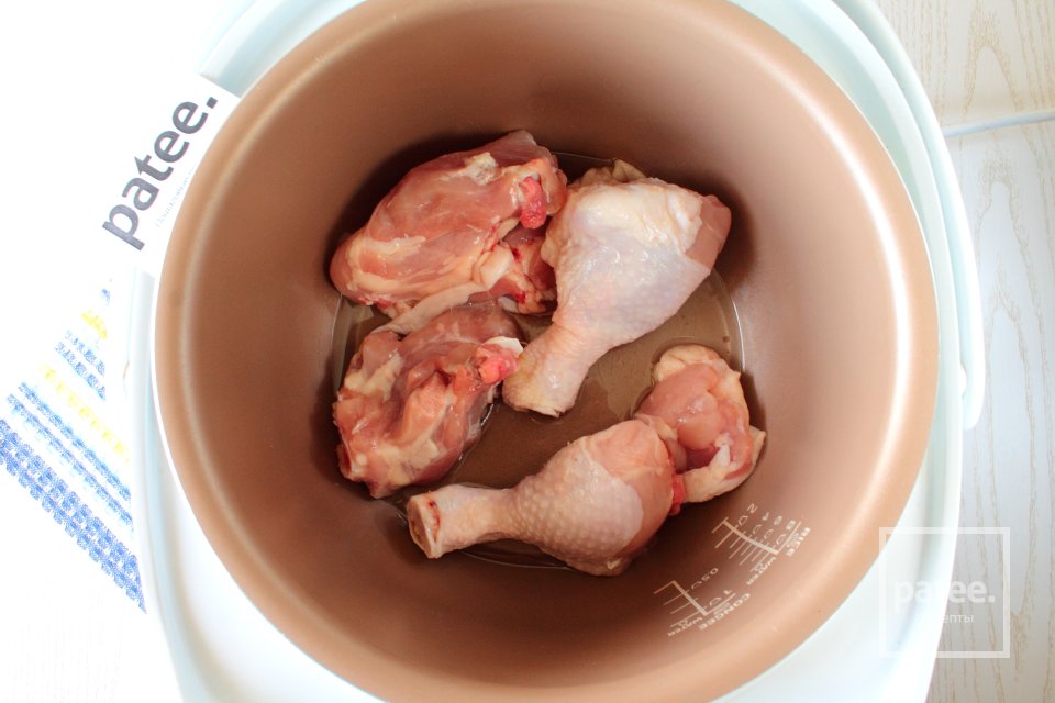 Плов с кабачками и курицей в мультиварке - Шаг 6