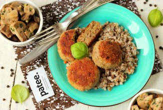 Котлеты с тёртым картофелем