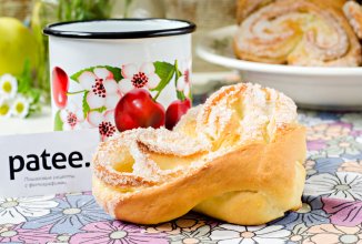 Плюшки с сахаром