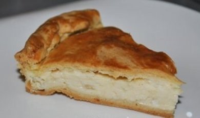 Рецепт Луковый пирог с плавленным сыром
