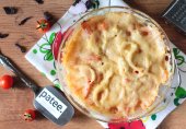 Куриное филе, запеченное с кабачками