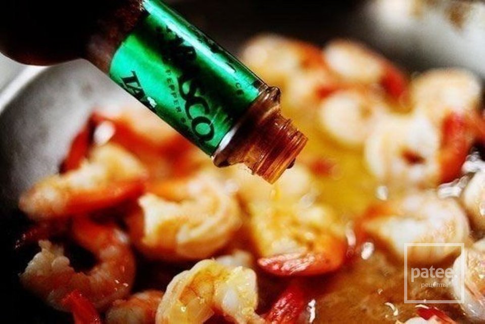 Креветки в чесночном соусе с пастой - Шаг 2