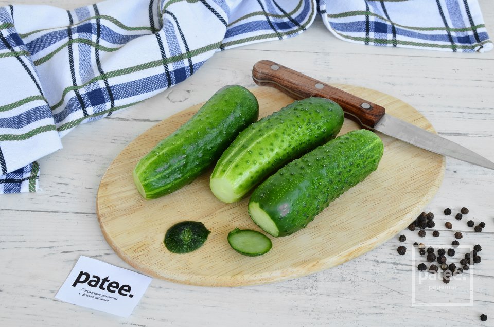 Малосольные огурцы за сутки - Шаг 2