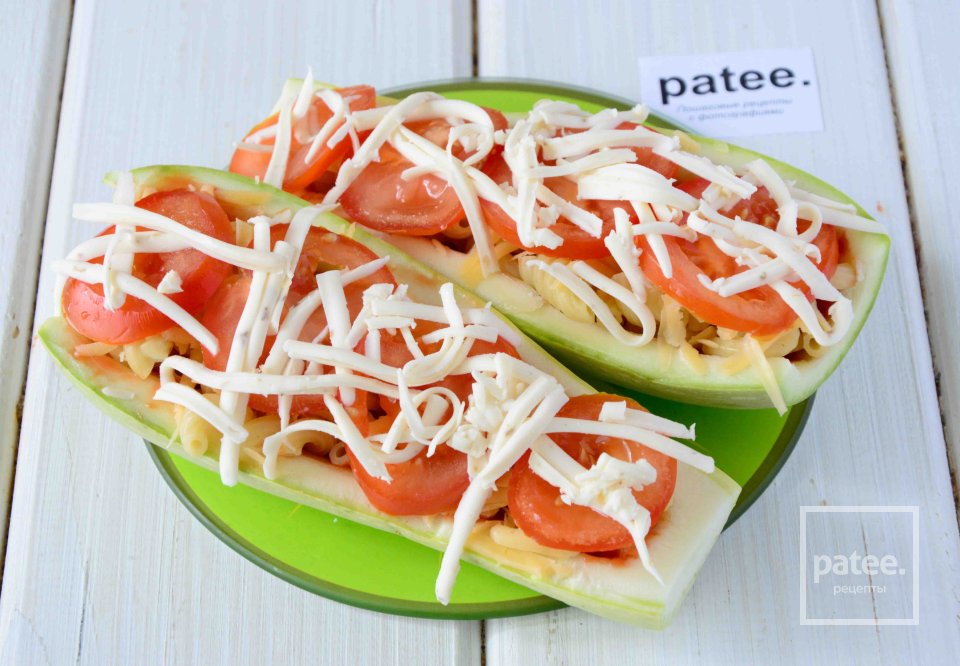 Запеченные кабачки с макаронами - Шаг 9