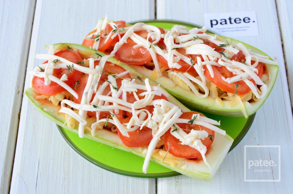Запеченные кабачки с макаронами - Шаг 10