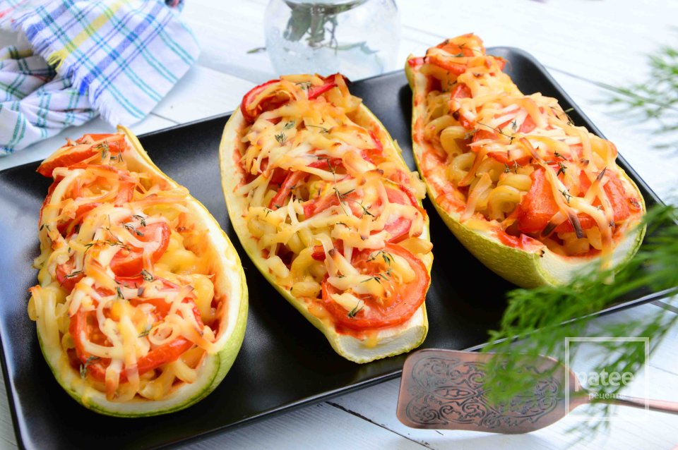 Запеченные кабачки с макаронами - Шаг 13