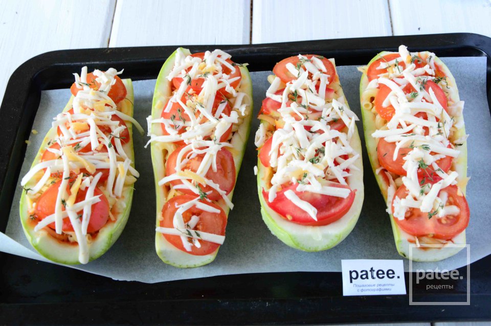 Запеченные кабачки с макаронами - Шаг 11