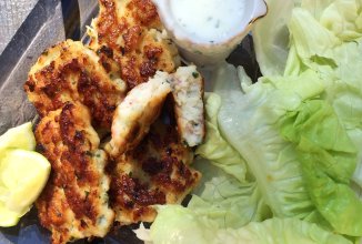 Летние кебабы из кальмаров и креветок