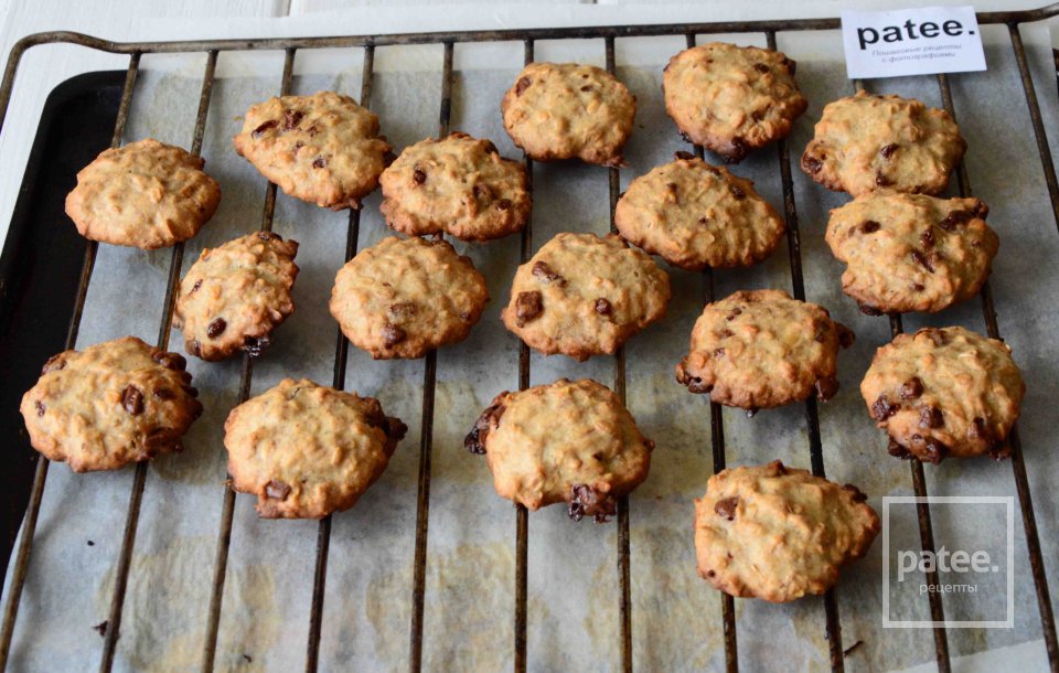 Овсяное печенье с бананом - Шаг 10